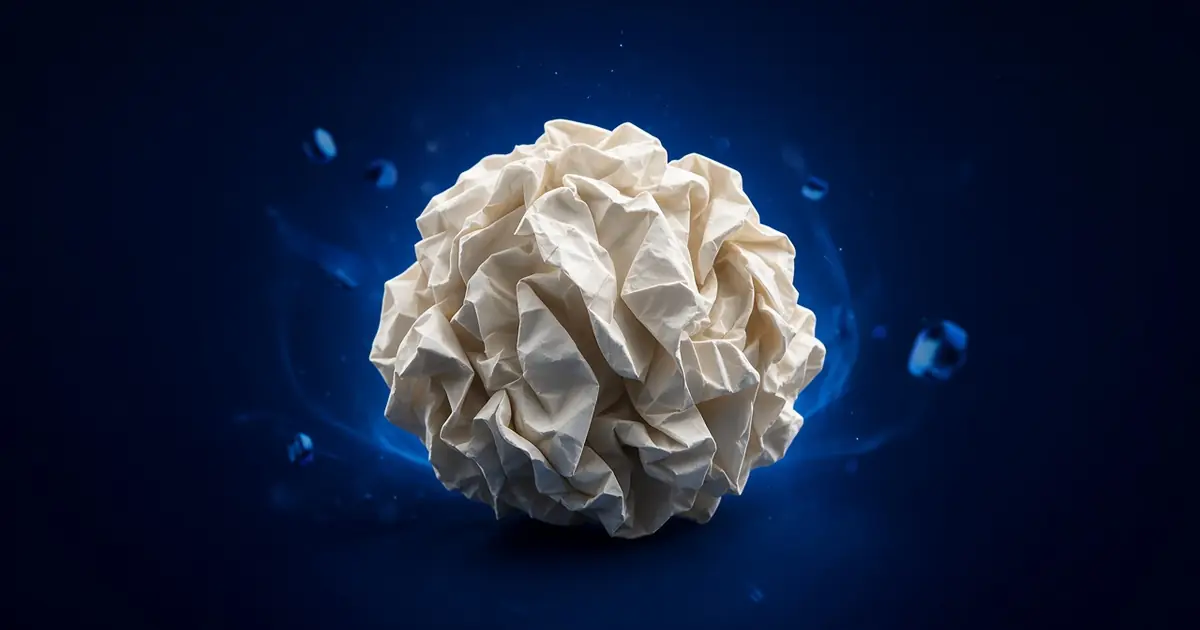A crumpled ball of blank paper 4RaBet Complaints.