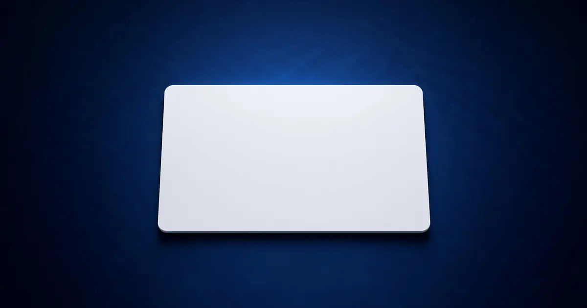 A white card lies face down on a navy field 4RaBet Registration.